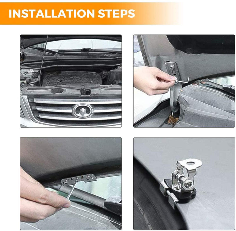 Load image into Gallery viewer, Universal LED Light Bar Mounting Brackets Adjustable Pillar Hood for Offroad Jeep SUV Truck
