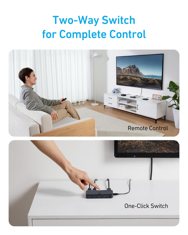 Load image into Gallery viewer, Anker HDMI Switch (4 in 1 Out, 4K HDMI)
