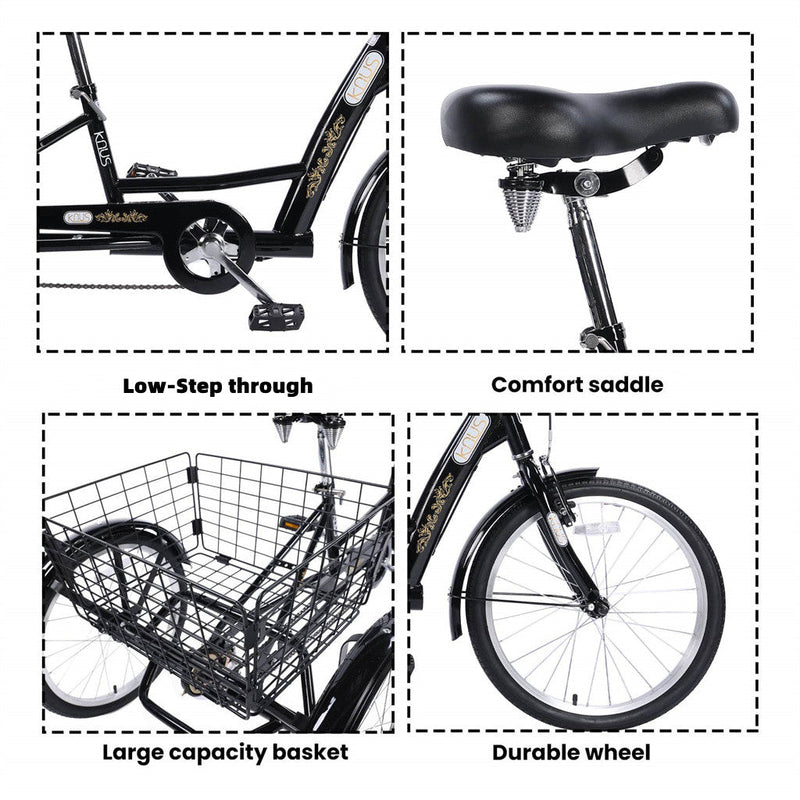 Load image into Gallery viewer, Knus KT03 26&quot;  Adult Tricycle
