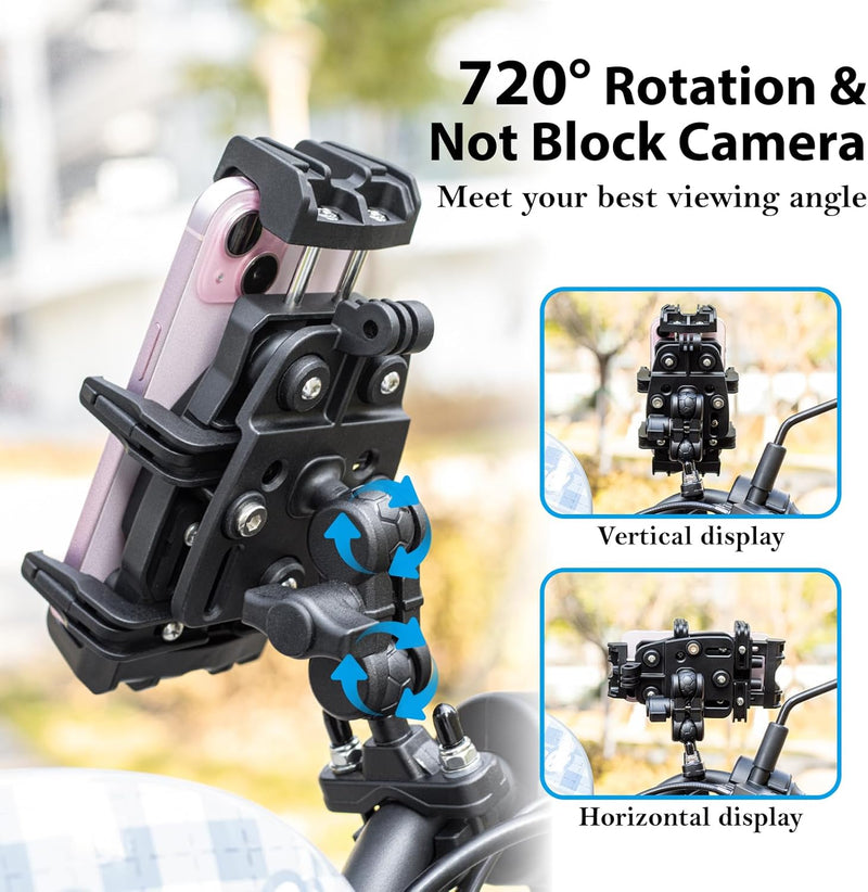 Load image into Gallery viewer, EMERK Phone Mount For Motorcycle &amp; Bicycle
