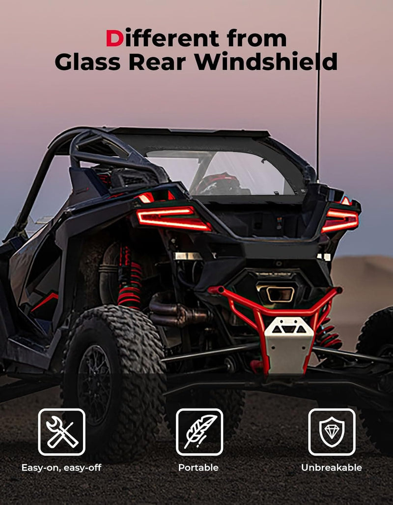 Load image into Gallery viewer, Soft Rear Windshield for Polaris RZR PRO R/ R4 2022-2024
