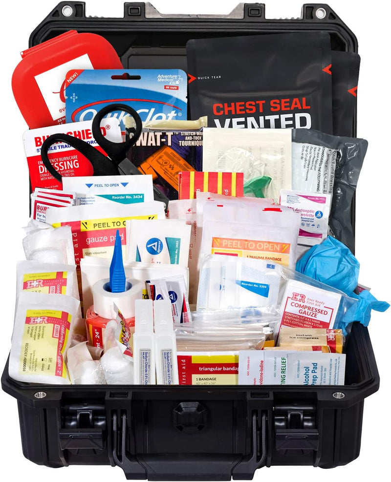 Load image into Gallery viewer, Fully Stocked Marine First Aid Medical Kit in Lightweight Waterproof Case
