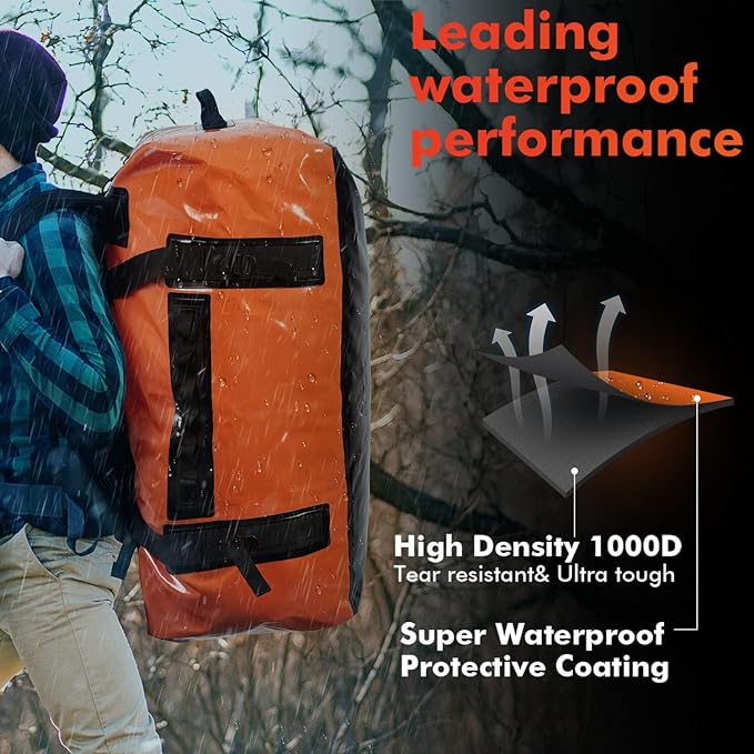 Load image into Gallery viewer, 127QT Duffel Dry Bag With Waterproof Zipper
