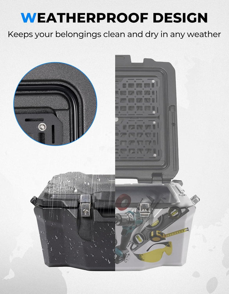 Load image into Gallery viewer, 100L UTV Rear Cargo Box for Polaris RZR XP 1000 /4 (2019-2023)
