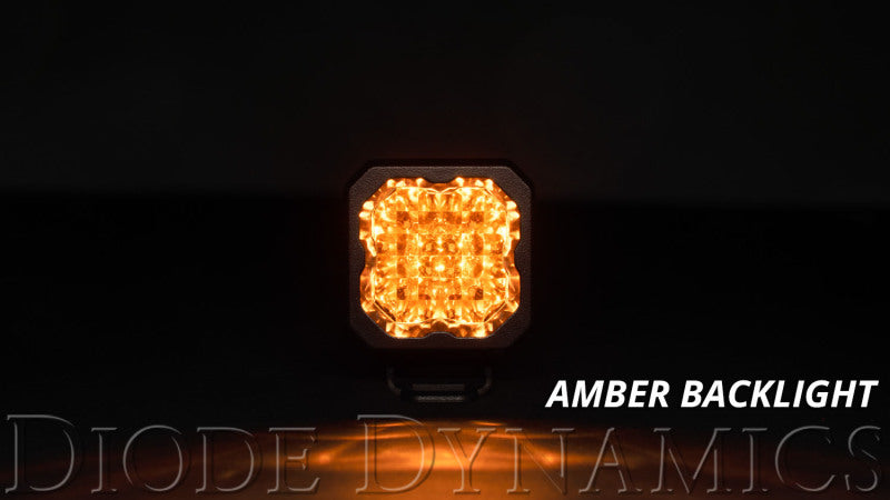 Load image into Gallery viewer, Diode Dynamics Stage Series C1 LED Pod Pro - Yellow Flood Flush ABL (Pair)
