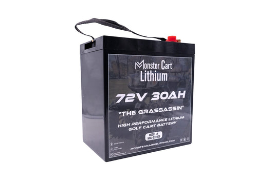 72V 30AH - "THE GRASSASSIN" - BLUETOOTH HIGH PERFORMANCE LITHIUM GOLF CART BATTERY - GC2 GROUP