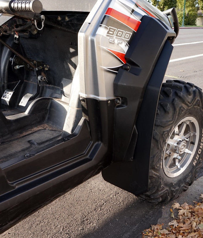 Load image into Gallery viewer, Polaris RZR S 800 MUD Edition Mud Flaps/Fender Extensions
