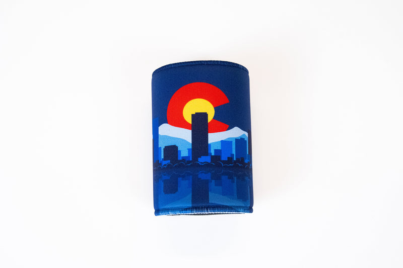 Load image into Gallery viewer, Reflective Colorado Skyline Can Koozie
