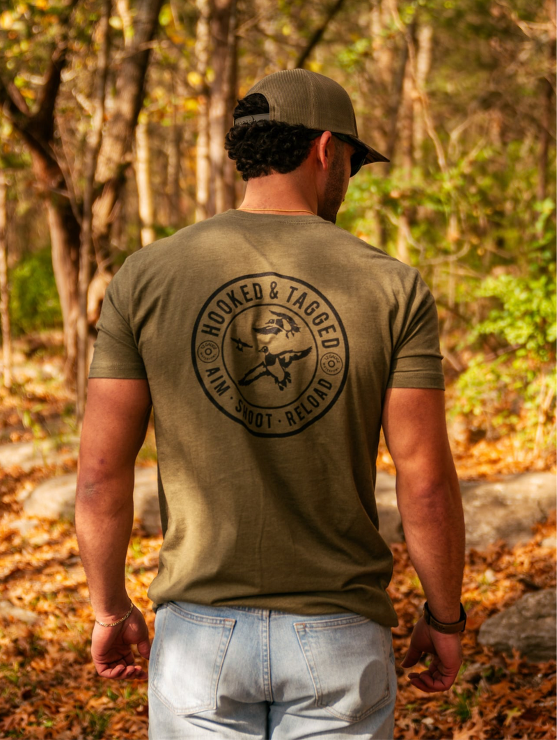 Load image into Gallery viewer, Aim. Shoot. Reload. T-Shirt
