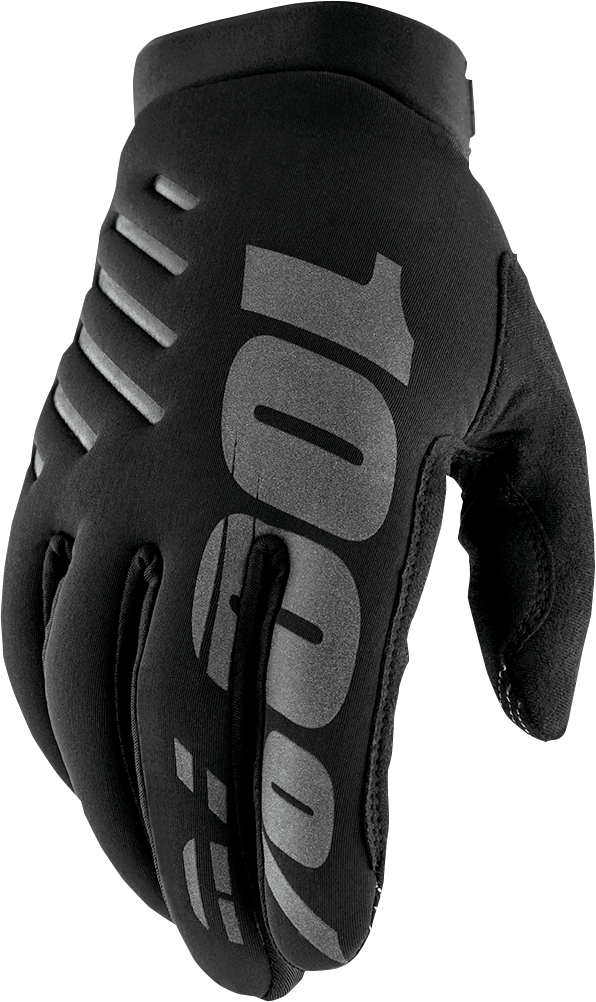 Load image into Gallery viewer, 100% Brisker Gloves - Black/Gray - Small 10003-00000
