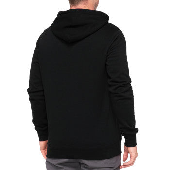 Load image into Gallery viewer, 100% Official Fleece Zip-Up Hoodie - Black - 2XL 20032-00014
