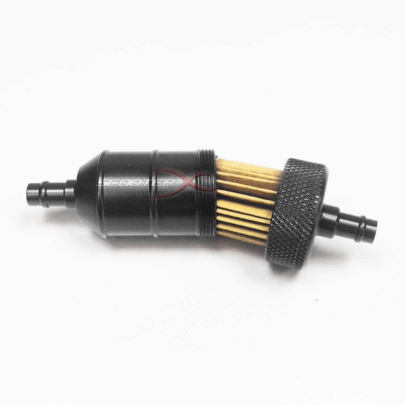 Load image into Gallery viewer, Aluminum Inline Fuel Filter 1/4" Flanges
