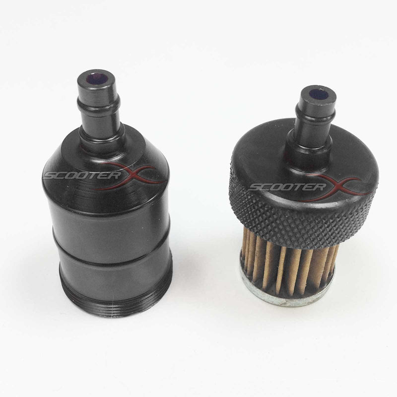 Load image into Gallery viewer, Aluminum Inline Fuel Filter 1/4" Flanges
