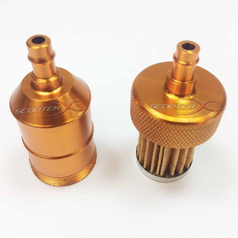 Load image into Gallery viewer, Aluminum Inline Fuel Filter 1/4" Flanges
