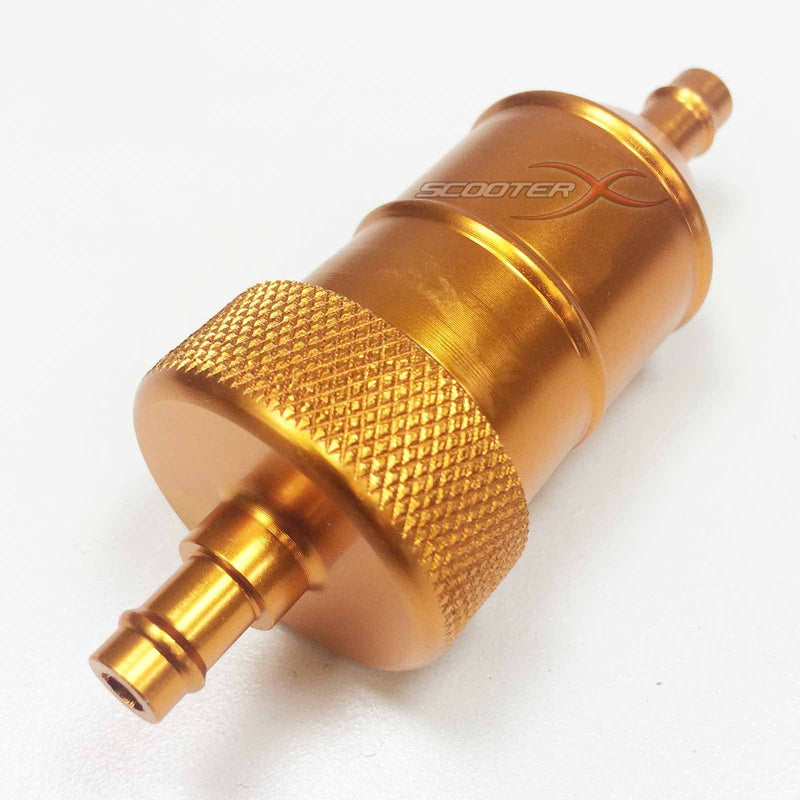 Load image into Gallery viewer, Aluminum Inline Fuel Filter 1/4" Flanges
