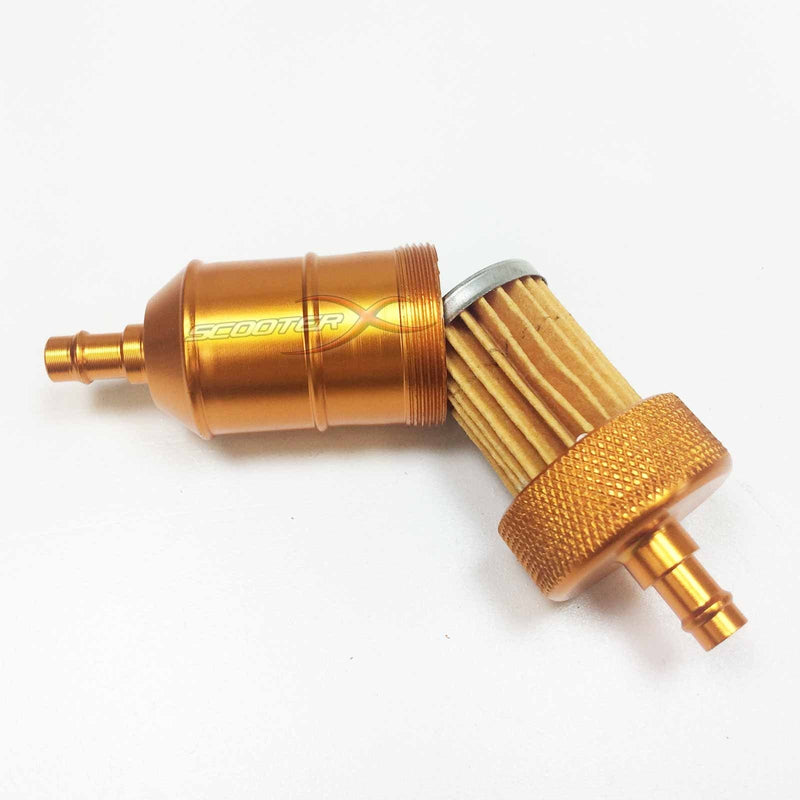 Load image into Gallery viewer, Aluminum Inline Fuel Filter 1/4" Flanges
