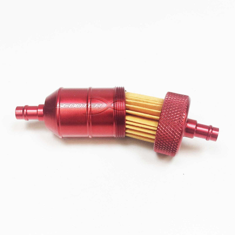 Load image into Gallery viewer, Aluminum Inline Fuel Filter 1/4" Flanges
