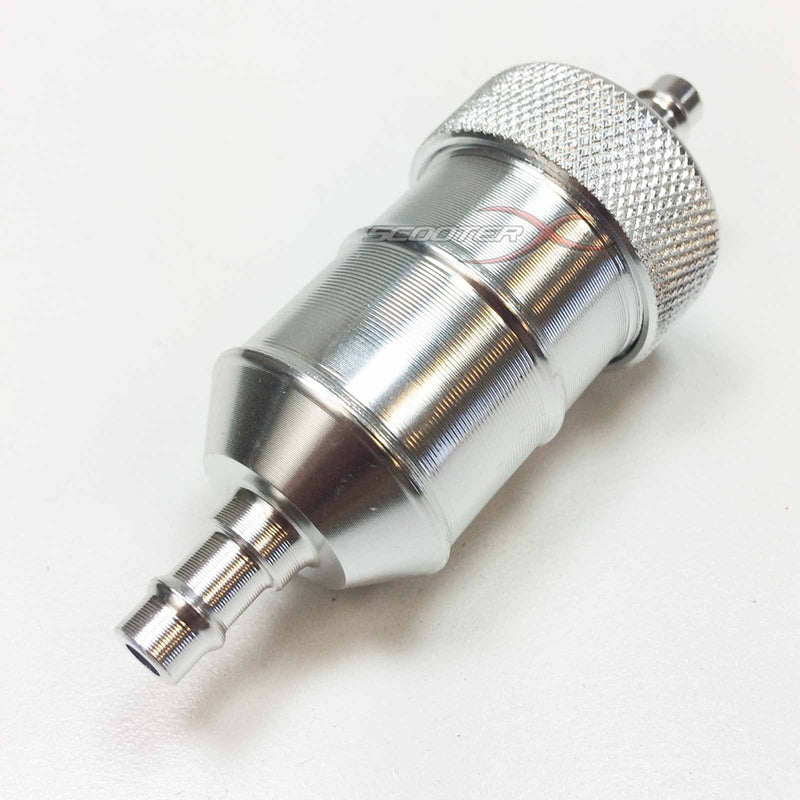 Load image into Gallery viewer, Aluminum Inline Fuel Filter 1/4" Flanges
