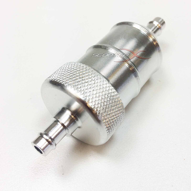 Load image into Gallery viewer, Aluminum Inline Fuel Filter 1/4" Flanges
