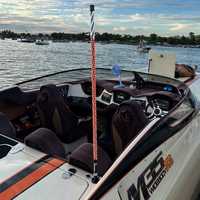 Load image into Gallery viewer, Marshin Whips V2 RGBW LED Boat Whip | High-Visibility Marine Lighting | 2ft-4ft
