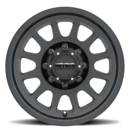 Method MR703 17x8.5 0mm Offset 8x6.5 130.81mm CB Matte Black Wheel