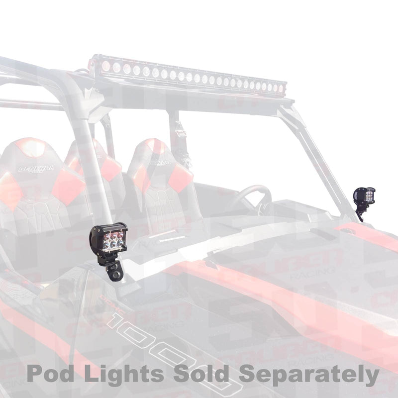 Load image into Gallery viewer, Polaris General Pod Light Mounting Brackets
