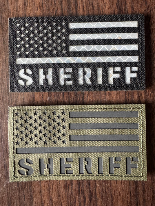 2x3.5” Sheriff Patch IR or Reflective