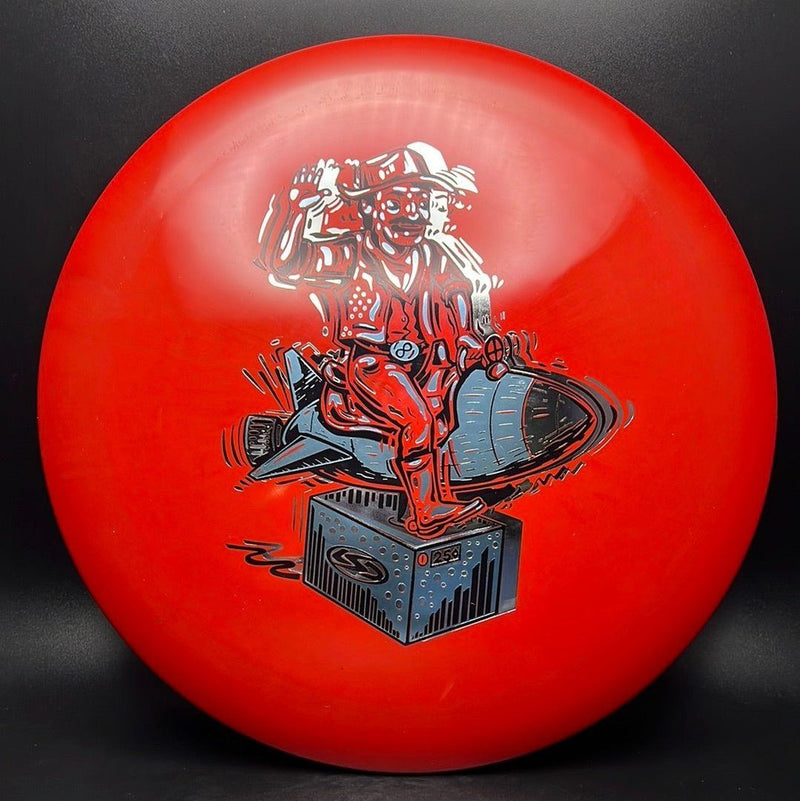 Load image into Gallery viewer, Alpha Curl - "Ride Em Rocket Cowboy" Triple Foil
