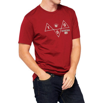 Load image into Gallery viewer, 100% Vision T-Shirt - Brick - Small 32135-068-10
