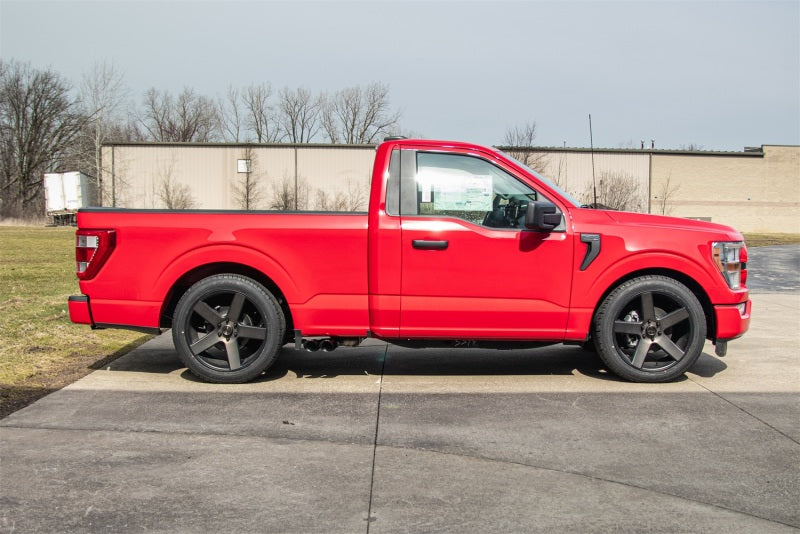 Load image into Gallery viewer, Corsa 2021-2025 Ford F-150 Regular Cab/6.5in Bed 5.0L V8 Xtreme Cat-Back Front of Tire Exit-Black PV
