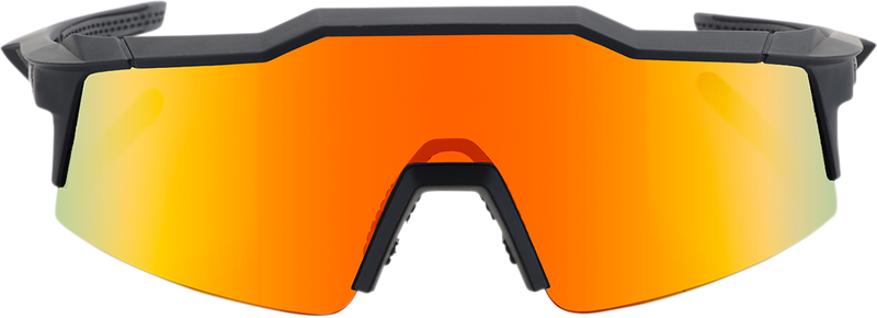 Load image into Gallery viewer, 100% Speedcraft SL Sunglasses - Black - Red Mirror 60008-00005
