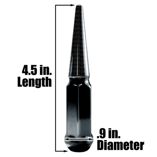 4pc 4.5in Spike Lug Nuts