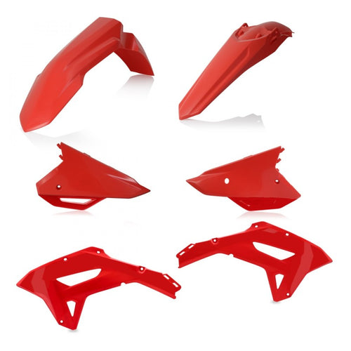 Acerbis 22-23 Honda CRF250RX/ 21-23 CRF450RX Plastic Kit - Red 2861790227