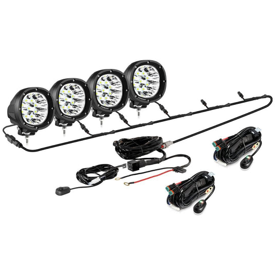 P4 Series | 4 Inch 90W Round LED Driving Lights Spot White Pod Lights