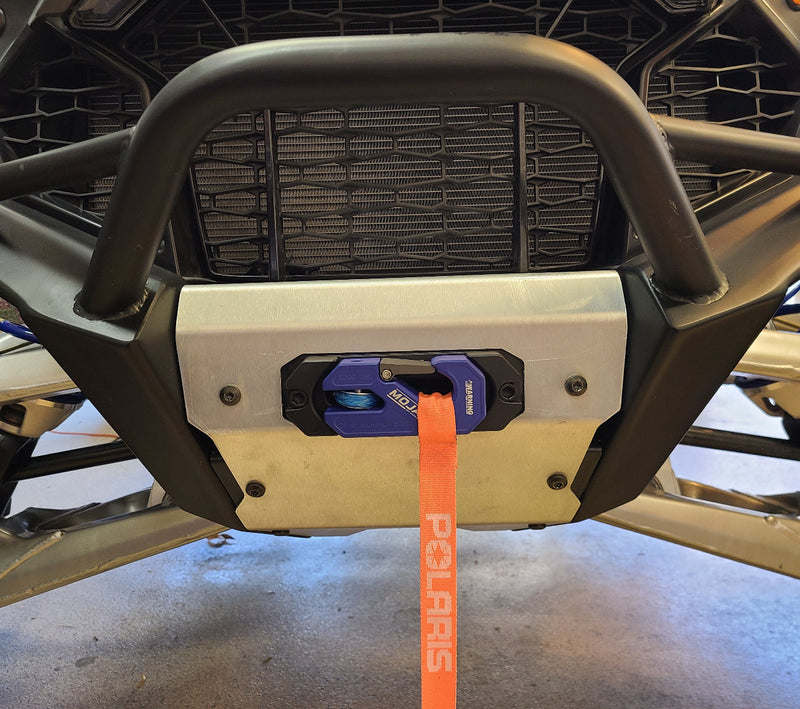 Load image into Gallery viewer, Side By Side / UTV Aluminum Recessed Winch Shackle with Fairlead Kit. (LIFE TIME WARRANTY*)
