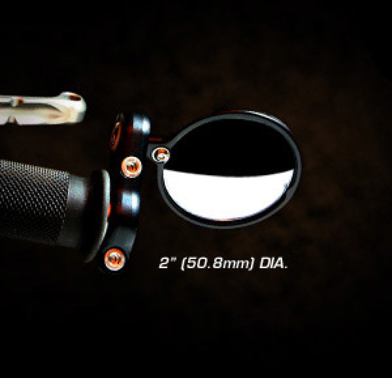 Load image into Gallery viewer, CRG Blindsight 2 in. Round Bar-End Mirror - Black
