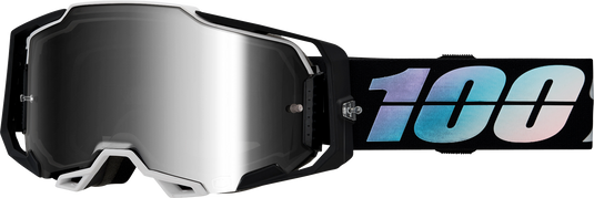 100% Armega Goggles - Krisp - Silver Mirror 50005-00019