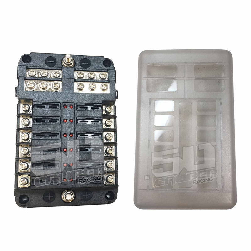 Load image into Gallery viewer, 12 Way Standard LED Circuit Screw Fuse Block
