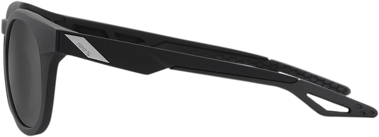 100% Campo Sunglasses - Matte Black - Smoke 61026-019-57