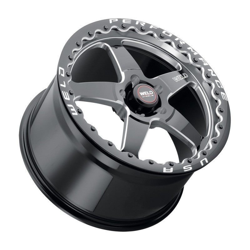 Load image into Gallery viewer, Weld S904 18x10 Ventura Beadlock 5x114.3 ET50 BS7.50 Gloss BLK MIL DIA 78.1

