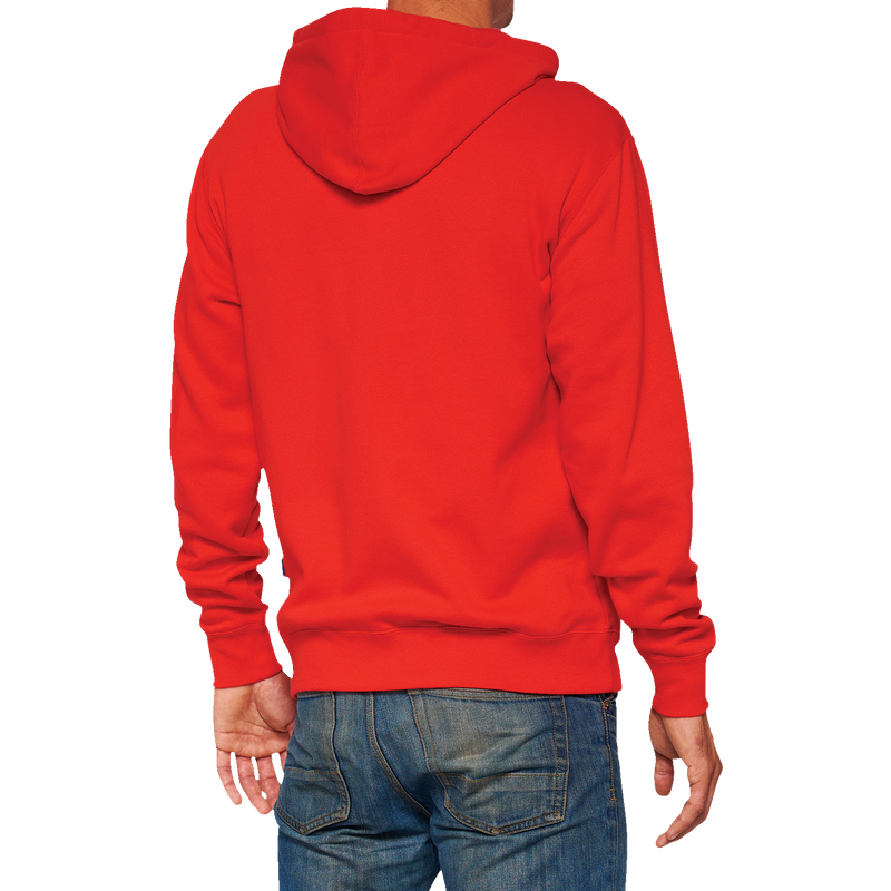 Load image into Gallery viewer, 100% Official Fleece Zip-Up Hoodie - Red - 2XL 20032-00019
