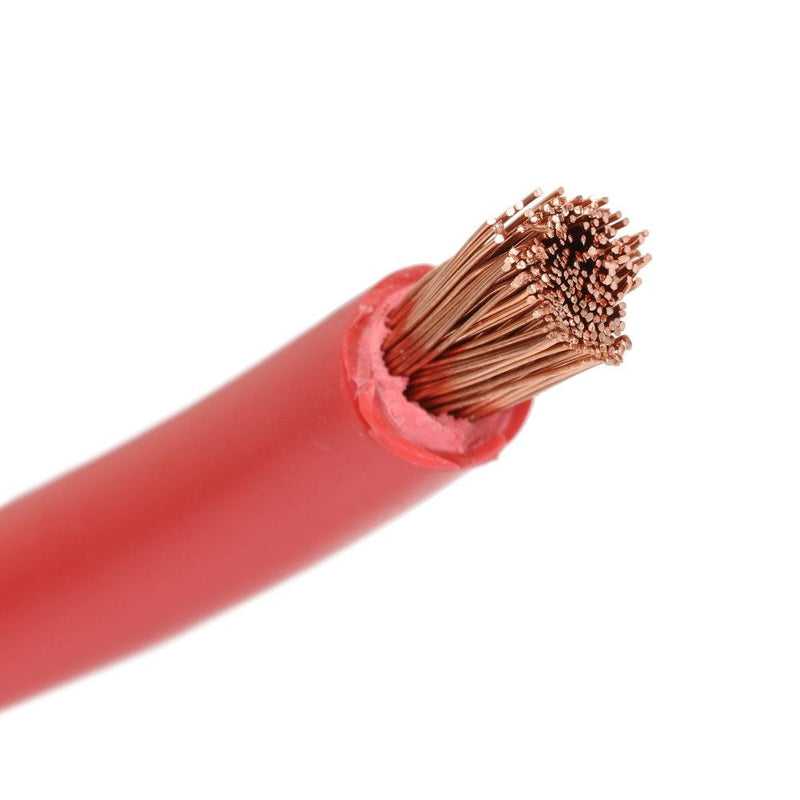 Load image into Gallery viewer, 7FT 7AWG Battery Cables Tinned Copper Ring Terminal Lugs Battery Wires
