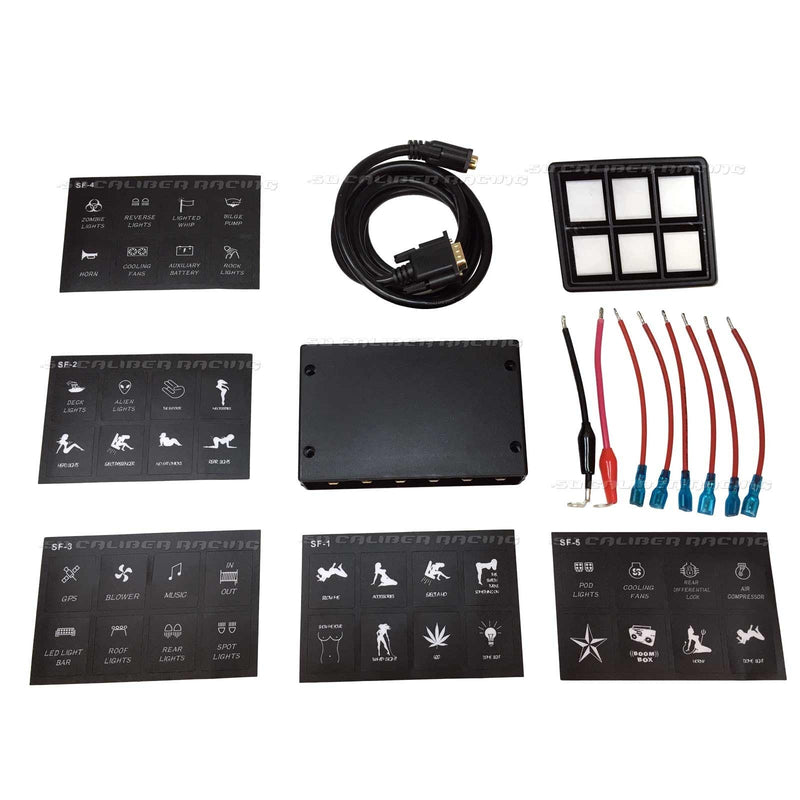 Load image into Gallery viewer, Slim Mount 6 Switch Touch Panel
