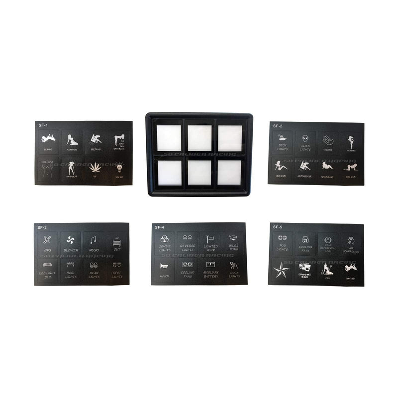 Load image into Gallery viewer, Slim Mount 6 Switch Touch Panel
