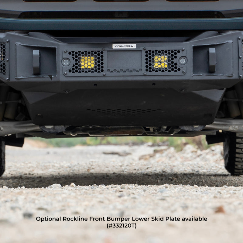 Load image into Gallery viewer, Go Rhino 21-24 Ford Bronco (2 and 4 Door) Rockline Full Width Bumper
