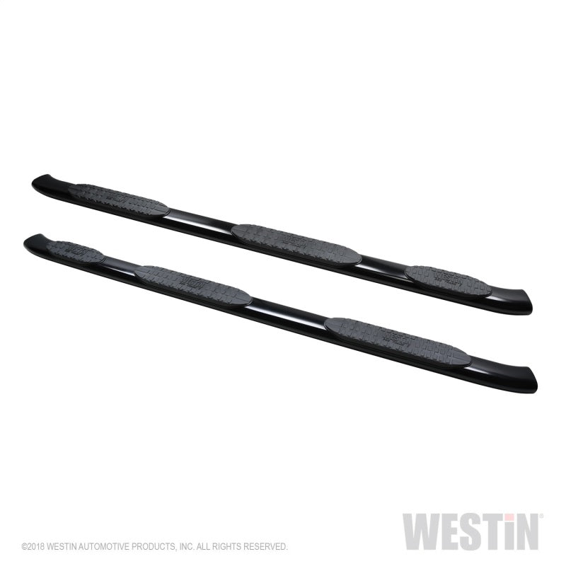 Load image into Gallery viewer, Westin 19-22 RAM 1500 CC 5ft7in. Bed (Excl. Classic) PRO TRAXX 5 W2W Oval Nerf Step Bars - Black
