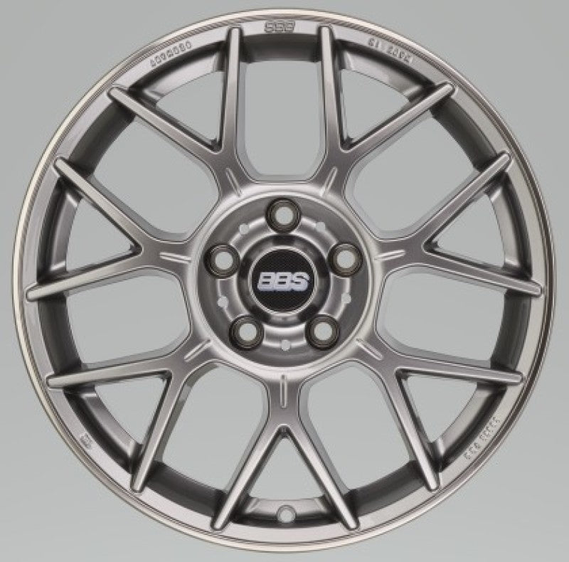Load image into Gallery viewer, BBS XR 18x8 5x112 44mm Offset 82mm Bore PFS/Clip Req Gloss Platinum Wheel
