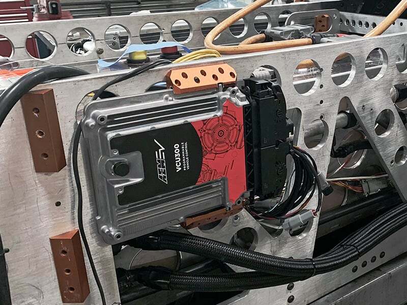 Load image into Gallery viewer, AEM EV VCU300 Programmable Vehicle Control Unit 196-pin Connector 3 CAN 4-Motor Control 30-8100
