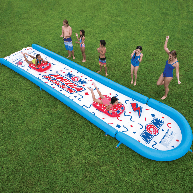 Load image into Gallery viewer, WOW Watersports 25 Ft Mega Backyard Slide with Splash Pool
