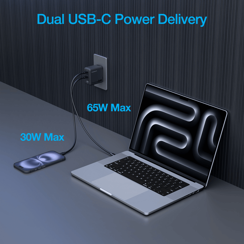 Load image into Gallery viewer, Naztech Nexus T100 100W USB-C PD + USB 3-Port GaN Ultra-Fast Wall Charger with PPS
